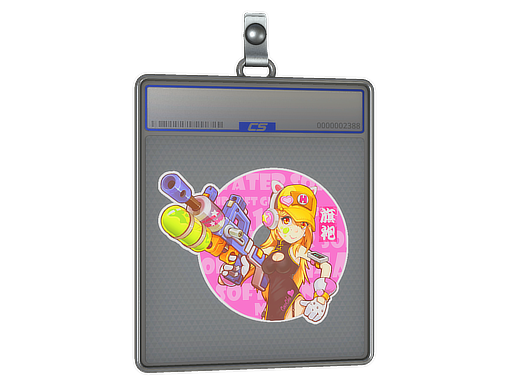 Sticker Slab: Water Gun