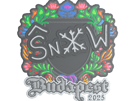 snow (Embroidered) | Budapest 2025