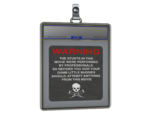 Sticker Slab | WARNING