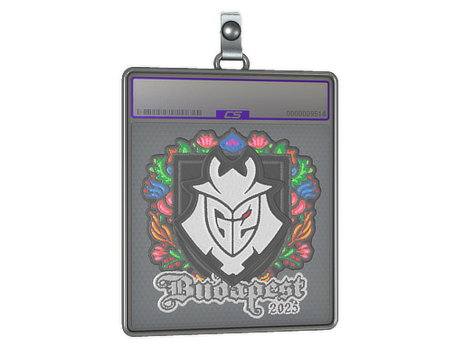 Sticker Slab: G2 esports (Embroidered) | Budapest 2025