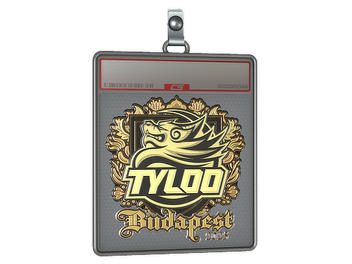 Sticker Slab: TYLOO (Gold) | Budapest 2025