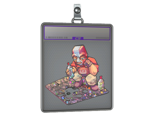 Sticker Slab: Street Artist (Glitter)