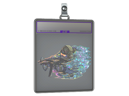 Sticker Slab: Pushing Smokes (Glitter)