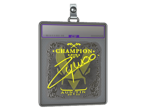 Sticker Slab: ZywOo (Foil, Champion) | Austin 2025