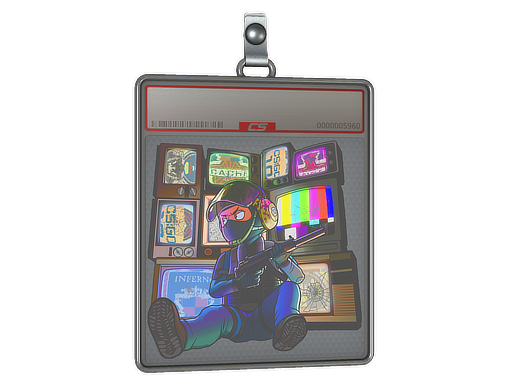 Sticker Slab: TV Installation (Lenticular)